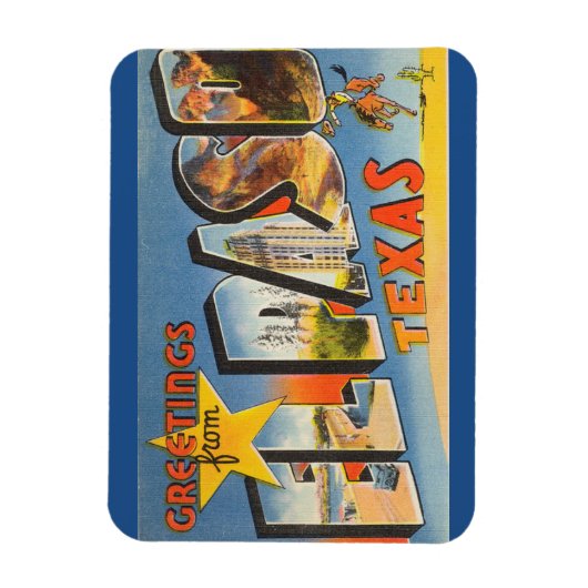 Texas, El Paso magneet (Verticaal)