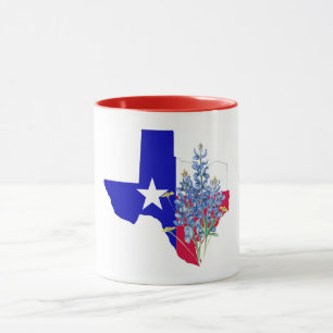 Texas en Bluebonnets Mok