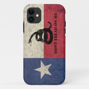 Texas en Gadsden Flag Case-Mate iPhone Case