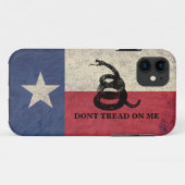 Texas en Gadsden Flag Case-Mate iPhone Case (Achterkant (horizontaal))