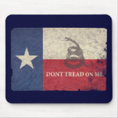 Texas en Gadsden Flag Muismat (Voorkant)