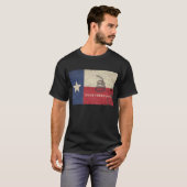 Texas en Gadsden Flag T-shirt (Voorkant volledig)