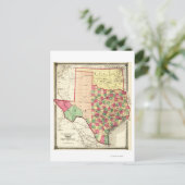Texas en Indian TerritoryPanorama Briefkaart (Staand voorkant)