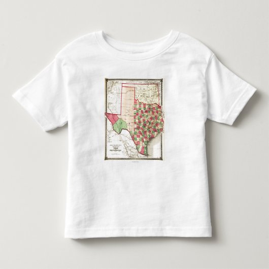 Texas en Indian TerritoryPanoramic Map Kinder Shirts (Voorkant)