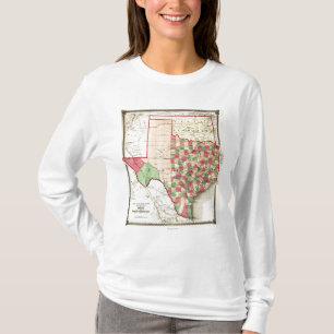 Texas en Indian TerritoryPanoramic Map T-shirt