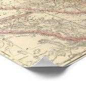 Texas en Indische Territorium Poster (Hoek)