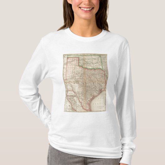 Texas en Indische Territorium T-shirt (Voorkant)
