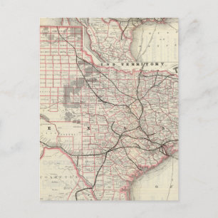 Texas en Mexico, Houston Briefkaart