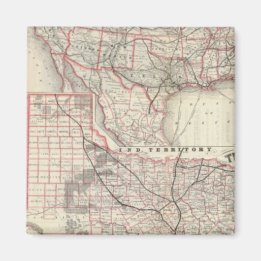 Texas en Mexico, Houston Magneet (Voorkant)