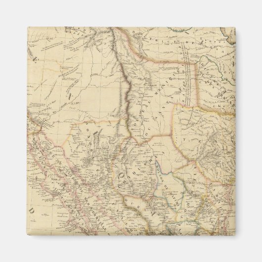 Texas en Mexico Magneet (Voorkant)