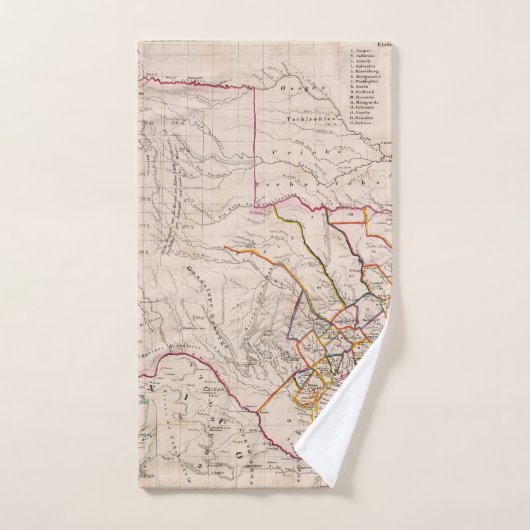 Texas en Oklahoma Bad Handdoek (Handdoek)