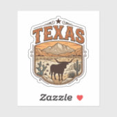 Texas Erfgoed Badge Sticker (Vel)