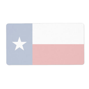 Texas Faint Flag Verzendlabel