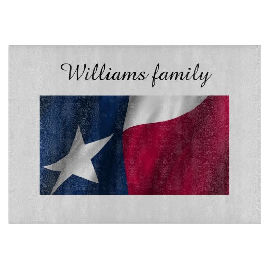Texas Family Cutting Board Snijplank (Voorkant)