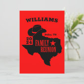 Texas Family Reunion Kaart (Staand voorkant)