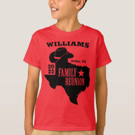 Texas Family Reunion Matching T-shirt