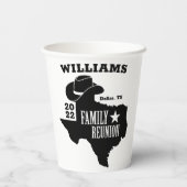 Texas Family Reunion Papieren Bekers (Achterkant)