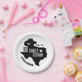 Texas Family Reunion Papieren Bordje (Feest)