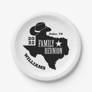 Texas Family Reunion Papieren Bordje