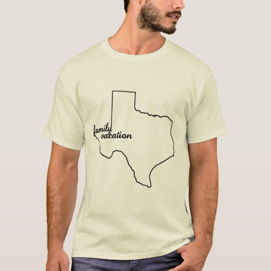 Texas Family Vacation T-shirt (Voorkant)