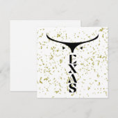 TEXAS FEESTDAGENKAART (Voorkant / Achterkant)