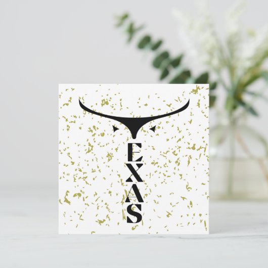 TEXAS FEESTDAGENKAART (Staand voorkant)