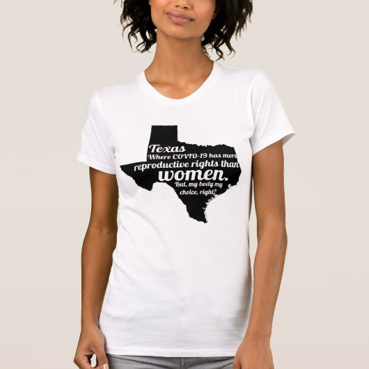 Texas Feminist Virus Custom T-shirt (Voorkant)