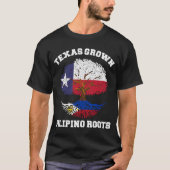 Texas Filipijnen Texaanse Filipijnen Texas geteeld T-shirt (Voorkant)