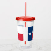 Texas Flag Acrylglas Acryl Drinkbeker (Rechts)