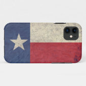 Texas Flag Aged Case-Mate iPhone Case (Achterkant (horizontaal))
