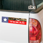 Texas Flag and Horses Bumpersticker (Op Truck)