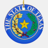 Texas Flag and State Seal Ornament (Achterkant)