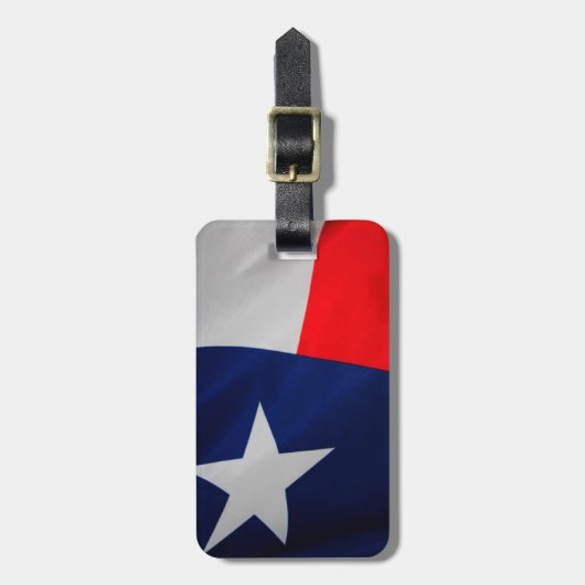 Texas Flag Bagagelabel (Voorkant verticaal)