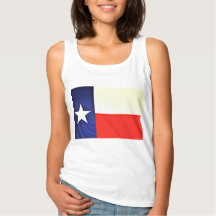 Texas Flag Basic T-shirt voor vrouwen