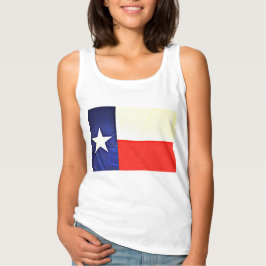 Texas Flag Basic T-shirt voor vrouwen