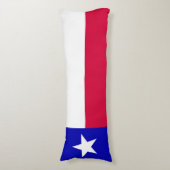 Texas Flag Body Pillow Lichaamskussen (Voorkant Verticaal)