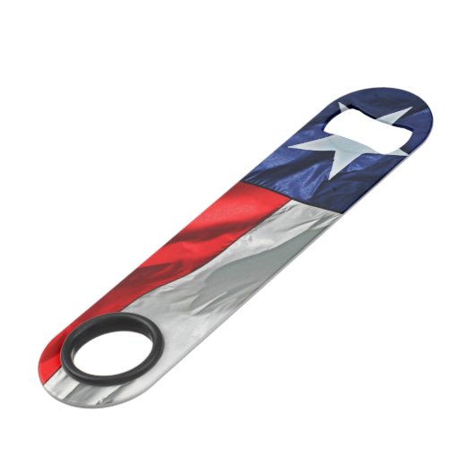 Texas Flag Bottle Open Speed Flessenopener (Voorkant Gekanteld)