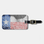 texas flag brick wall bagagelabel (Voorkant horizontaal)