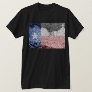 texas flag brick wall t-shirt