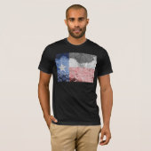 texas flag brick wall t-shirt (Voorkant volledig)