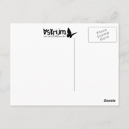 texas flag briefkaart (Achterkant)