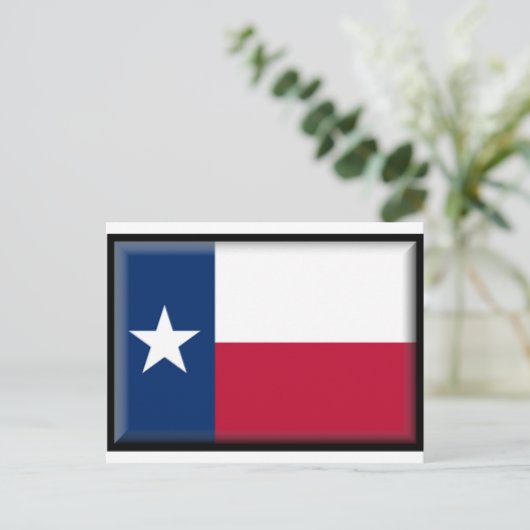 Texas Flag Briefkaart (Staand voorkant)