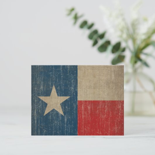  Texas Flag Briefkaart (Staand voorkant)