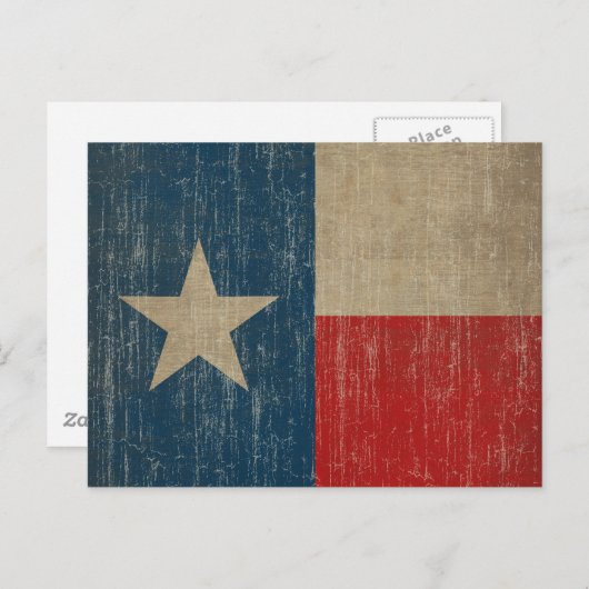  Texas Flag Briefkaart (Voorkant / Achterkant)