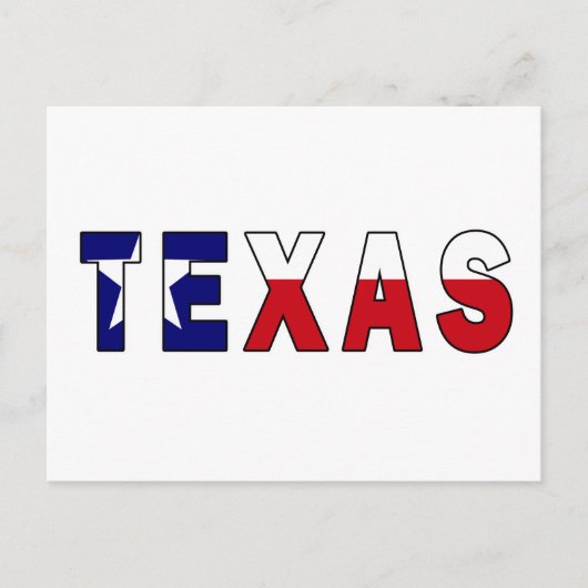 Texas Flag Briefkaart (Voorkant)