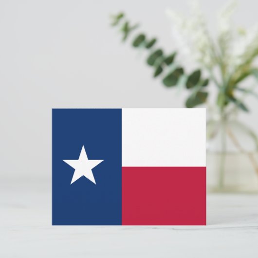 Texas Flag Briefkaart (Staand voorkant)