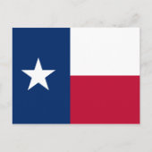 Texas Flag Briefkaart (Voorkant)