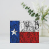 texas flag briefkaart (Staand voorkant)