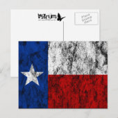 texas flag briefkaart (Voorkant / Achterkant)