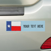 Texas Flag Bumpersticker (Op auto)